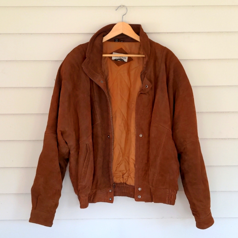 Francesco Vassi Vintage Genuine Leather Jacket